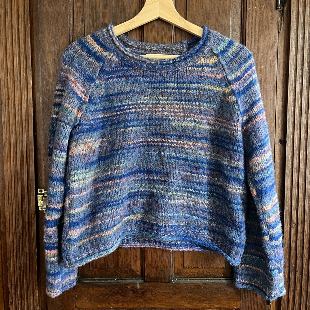 madewell cropped sweater